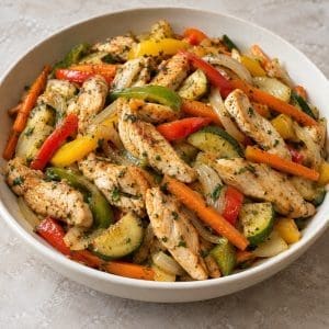 Chicken Stir-fry (Pre-Made, Frozen)