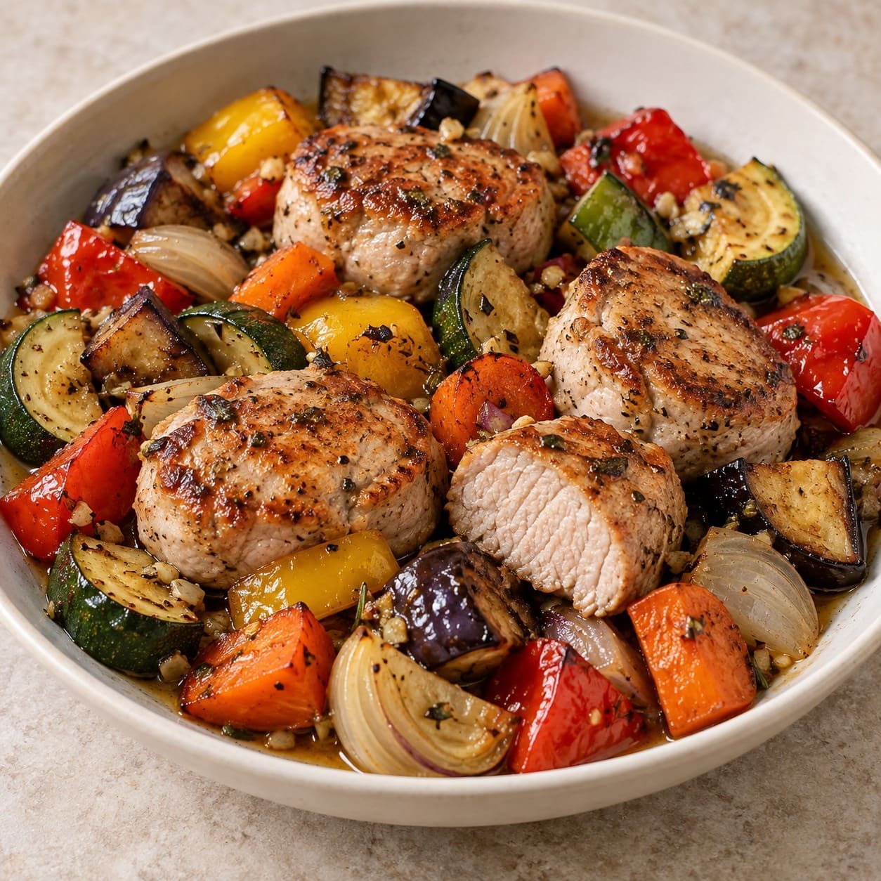 Med Pork (Pre-Made, Frozen)